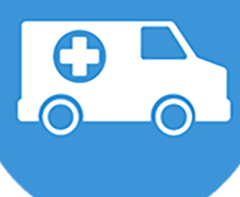 medical van as transportation icon
