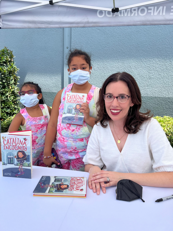 Author Jennifer Torres and Children