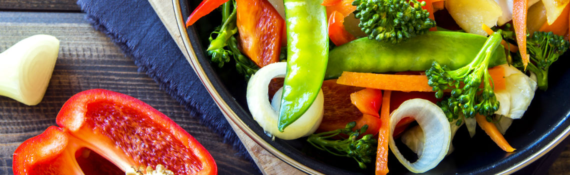 healthy foods on a table