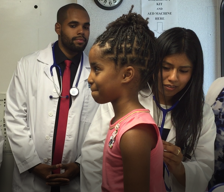 L.A. Care Scholars with Patient