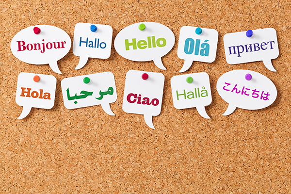 hello in different languages