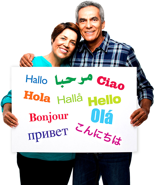 a couple holding a sign with the word 