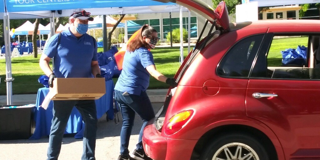 L.A. Care hosts food pantry at Lancaster YMCA