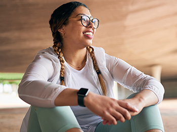 woman sitting