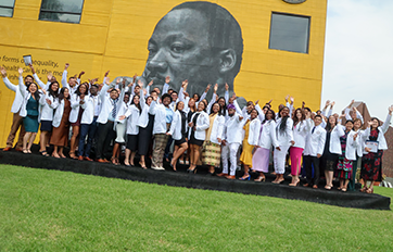 CDU white coat students