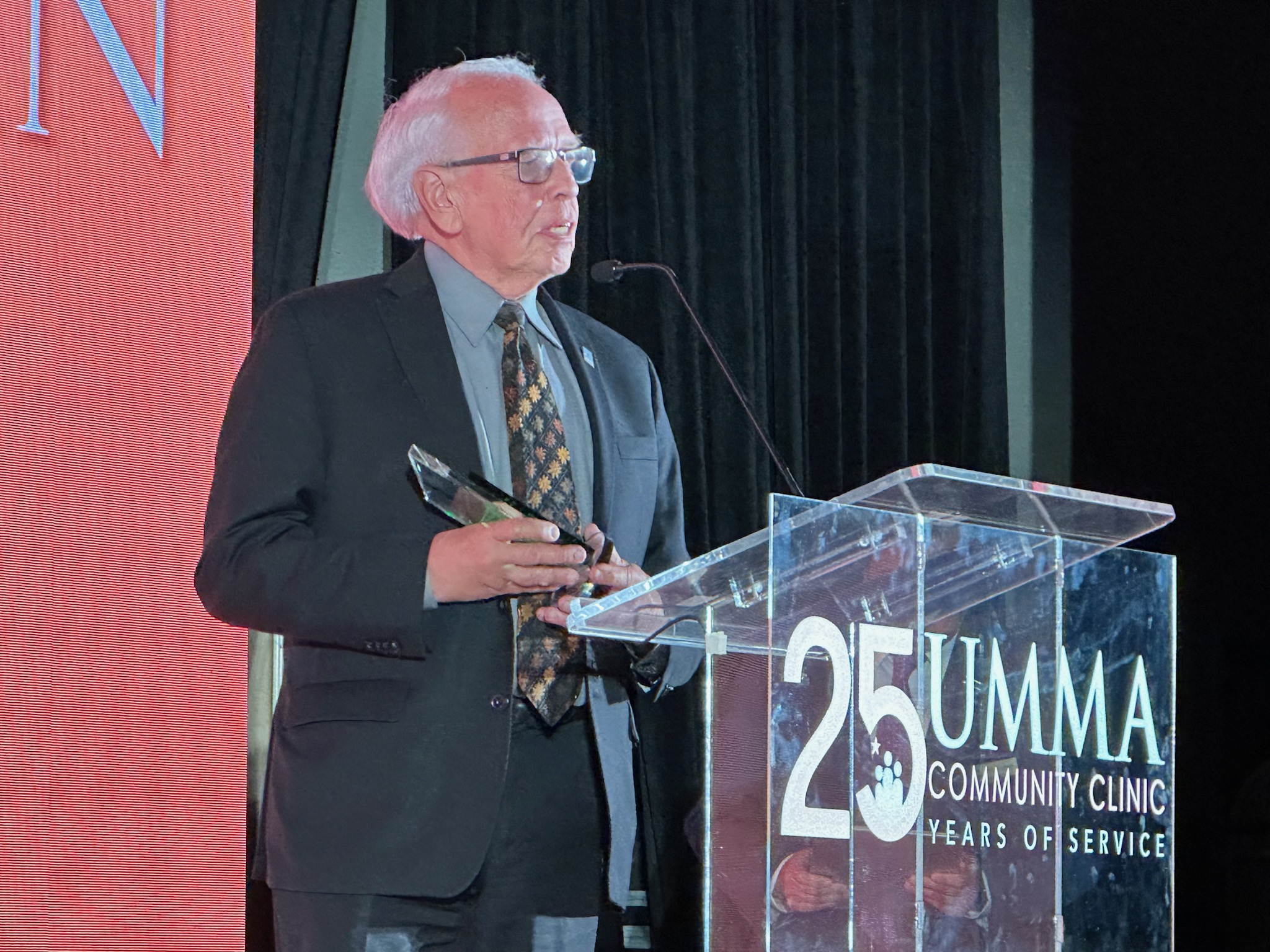 John Baackes, L.A. Care CEO at UMMA Awards Ceremony