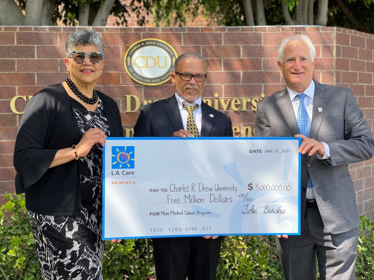 CDU Photo - Dr. Deborah Prothrow-Stith, Dr. David M. Carlisle, Dr. Richard Seidman