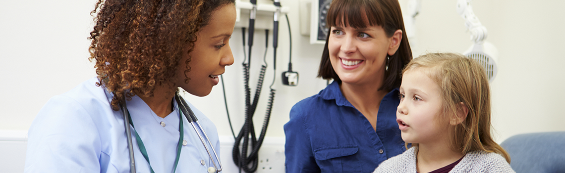 a doctor with patients